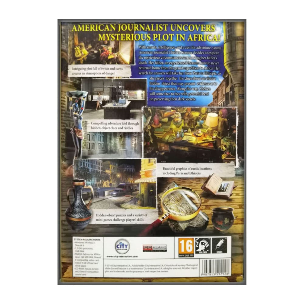 Chronicles Of Mystery: The Legend Of The Sacred Treasure