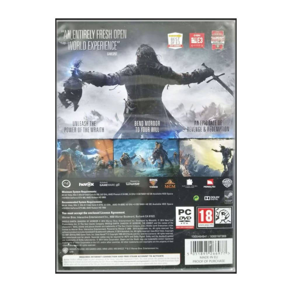 Middle-Earth: Shadow Of Mordor