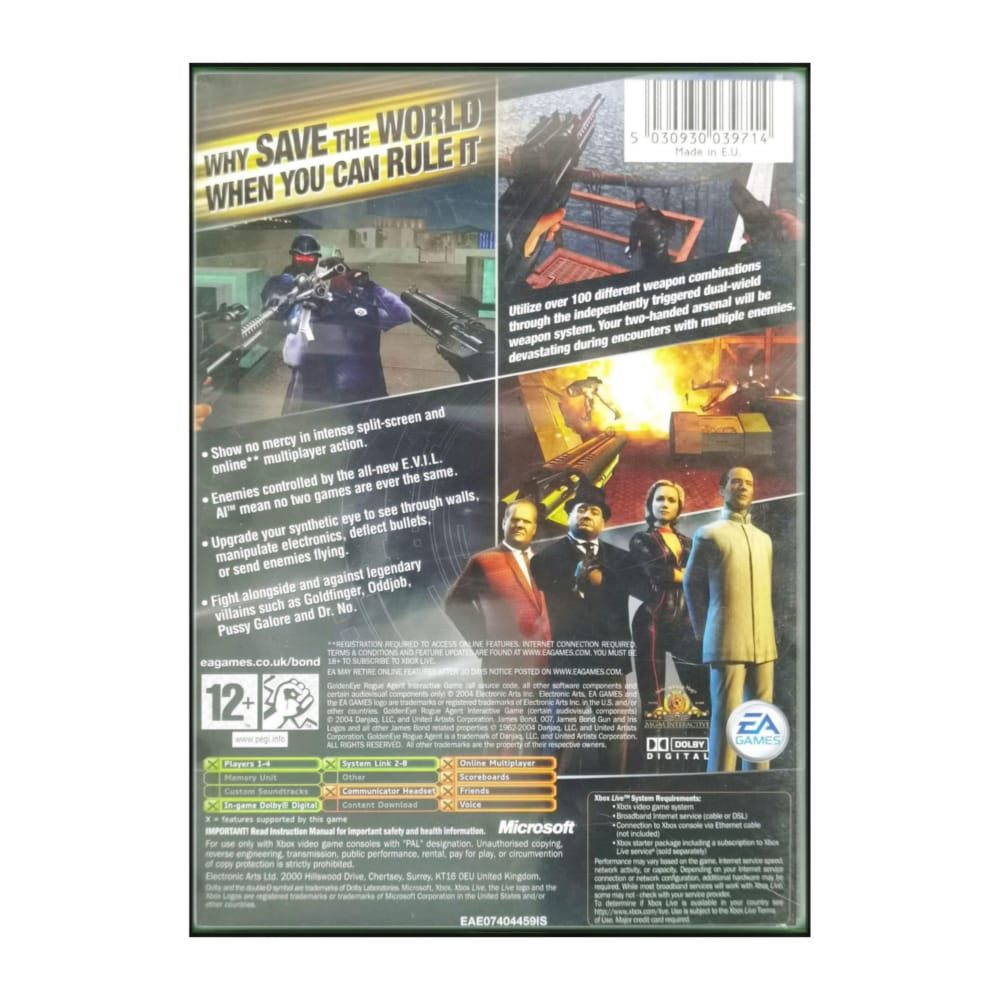 James Bond Goldeneye Rogue Agent