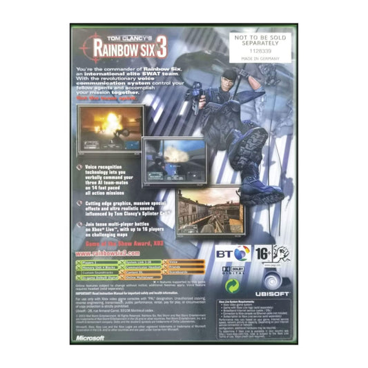 Tom Clancy'S Rainbow Six 3