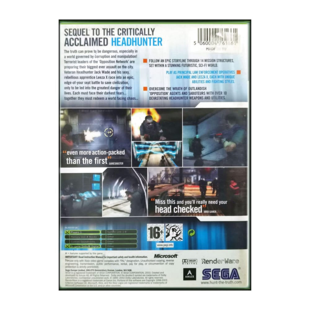 Headhunter: Redemption