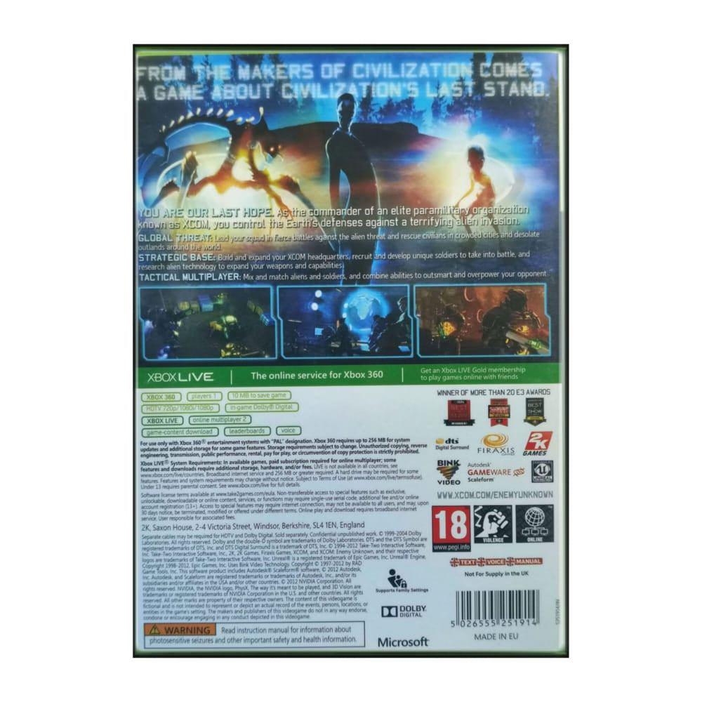 Xcom: Enemy Unknown