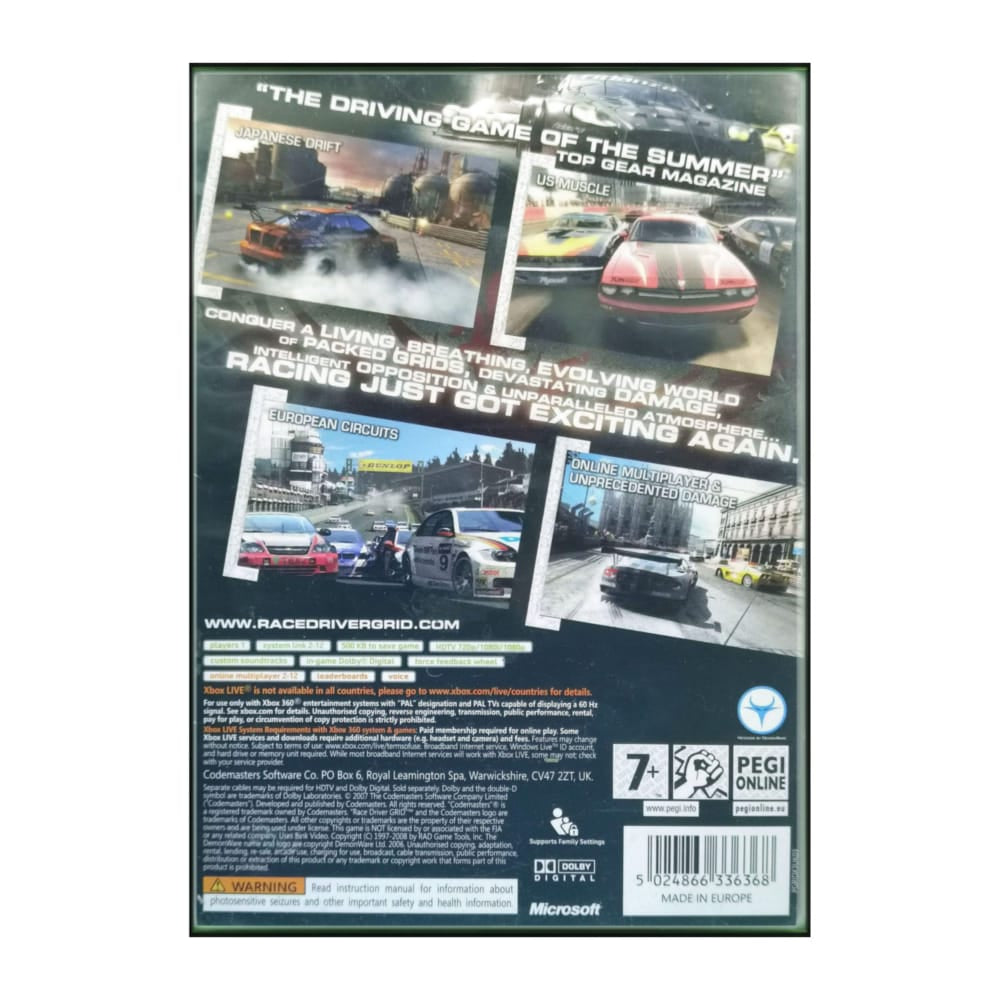 Race Driver: Grid