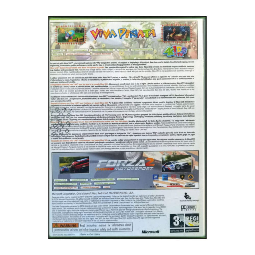 Viva Piñata + Forza Motorsport 2