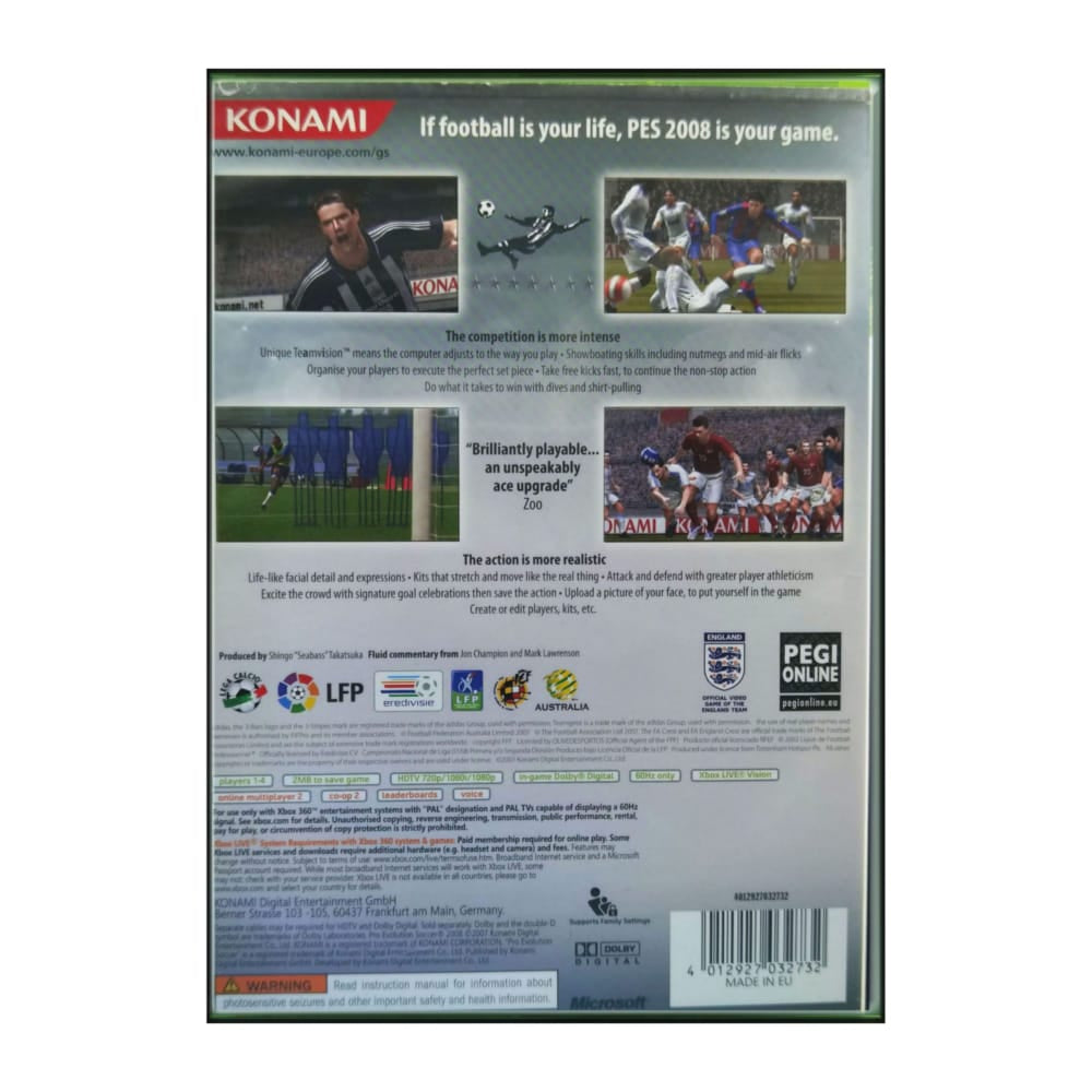 Pro Evolution Soccer 2008 | Pes 2008