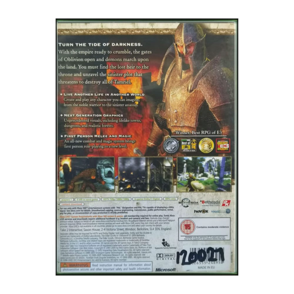 The Elder Scrolls 4 Oblivion