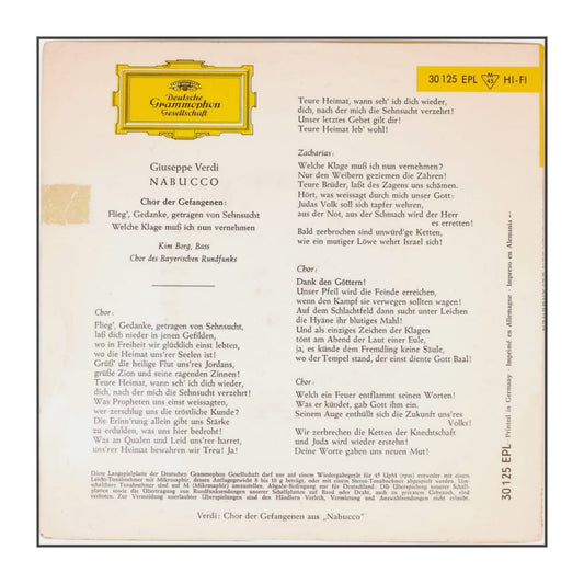 Giuseppe Verdi: Nabucco