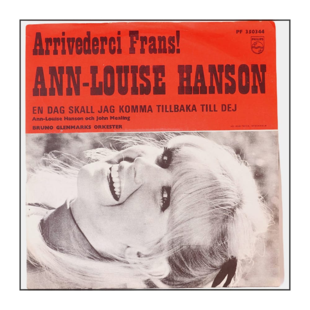 Ann-Louise Hanson: Arrivederci Frans!