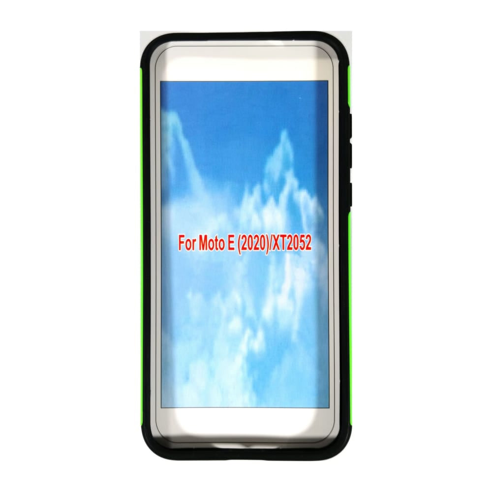 Moto E 2020: Case (Green Black)