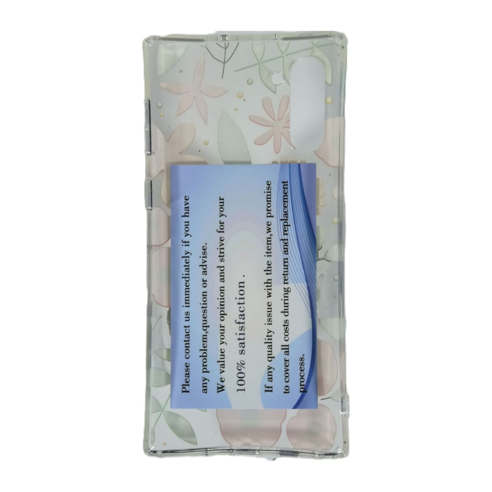 Flowers (White Transparent) Lontect