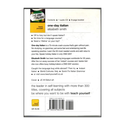 Elizabeth Smith: One-Day Italian