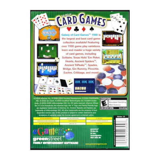 Galaxy Of Card Games: Over 1100