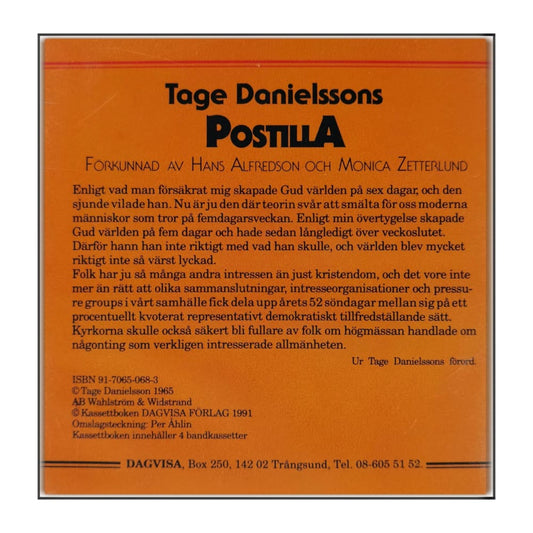Tage Danielsson: Postilla