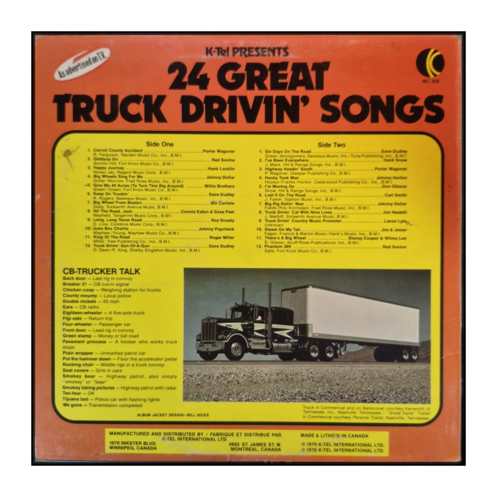 24 Great Truck Drivin Songs