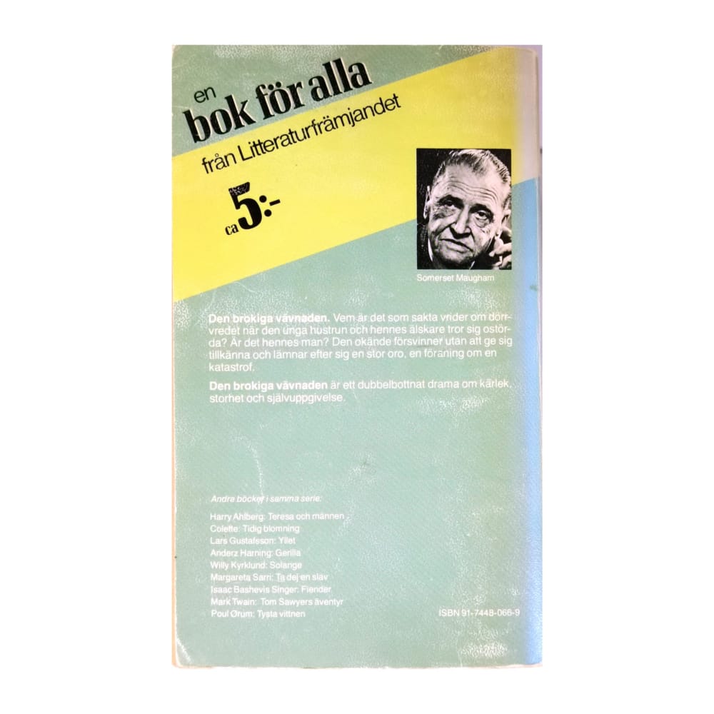 William Somerset Maugham: Den Brokiga Vävnaden