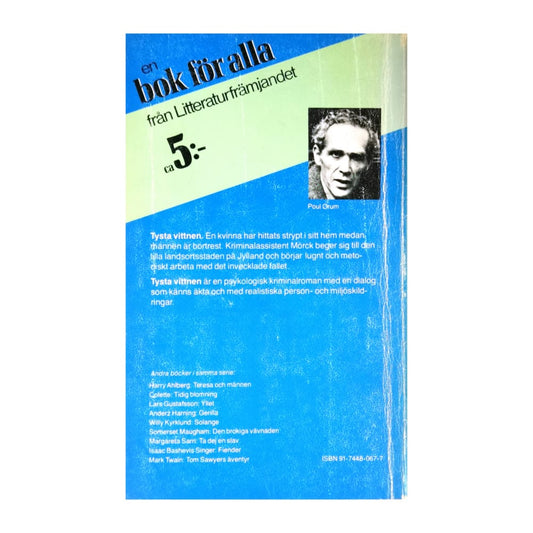 Poul Ørum: Tysta Vittnen