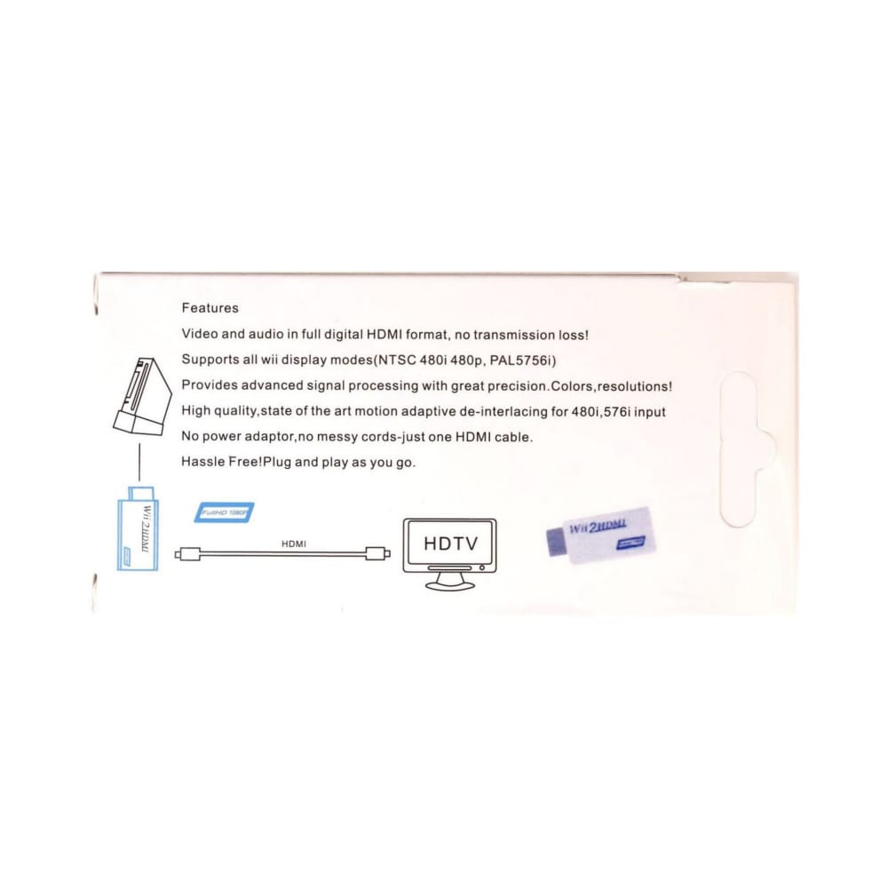 Nintendo Wii: Hdmi Converter (Black)
