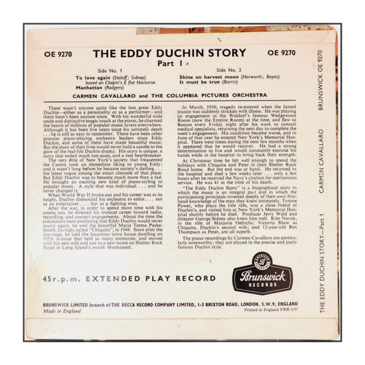 Carmen Cavallaro: The Eddy Duchin Story Part 1