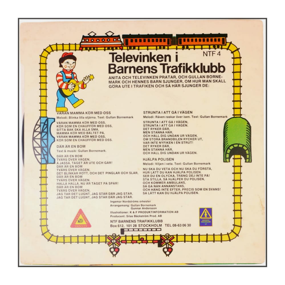Anita & Televinken: Televinken I Barnens Trafikklubb Cover 2