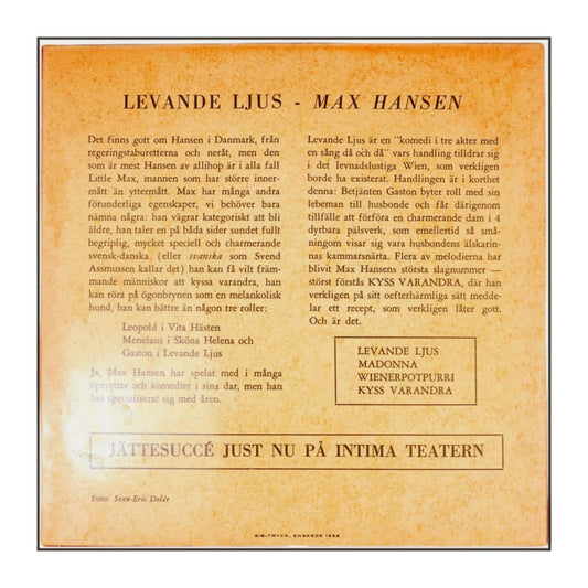 Max Hansen: Levande Ljus