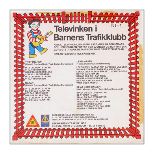 Anita & Televinken: Televinken I Barnens Trafikklubb Cover 2