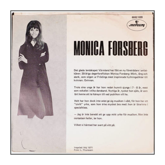 Monica Forsberg: Får Jag Skänka Dig Min Sång