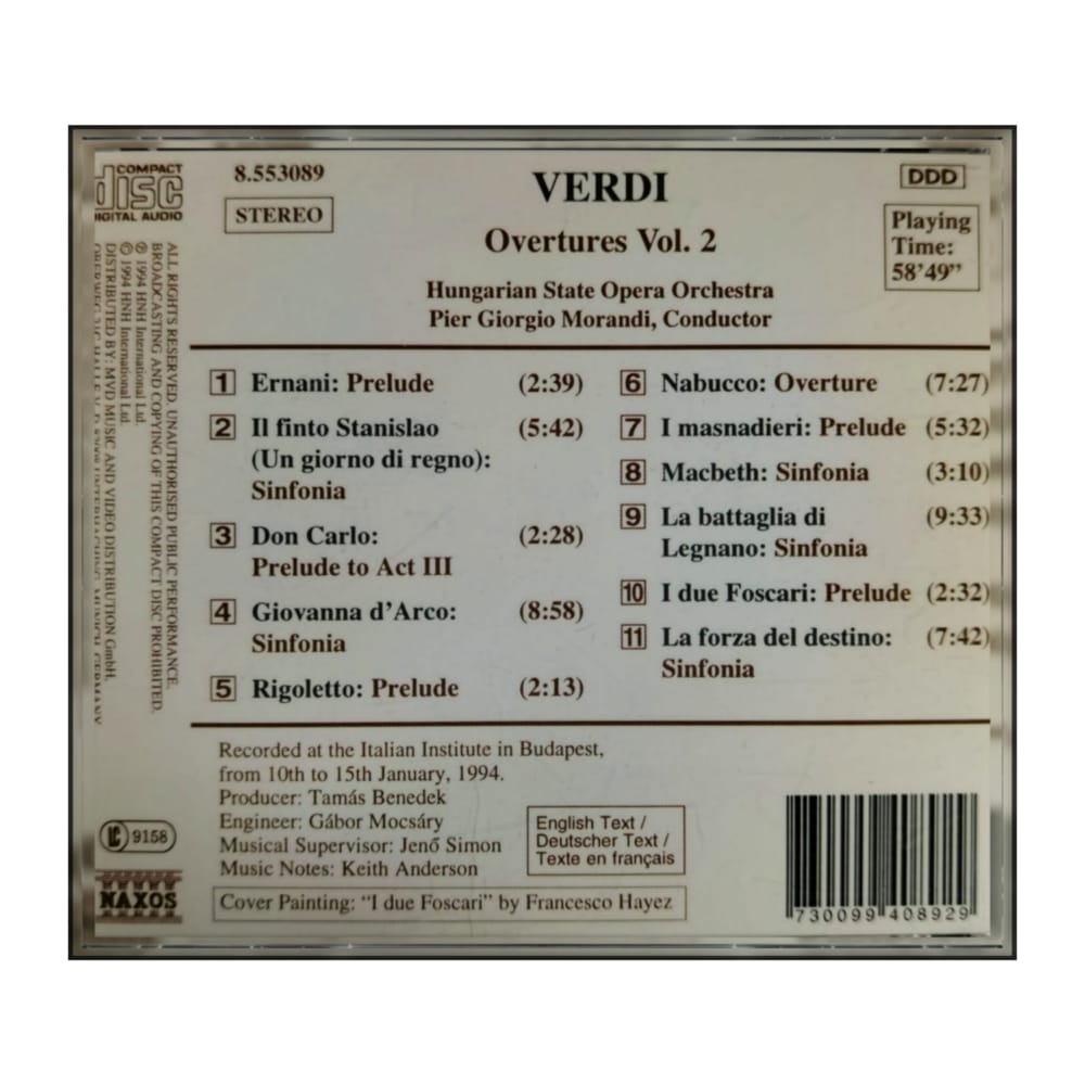 Verdi: Overtures 2