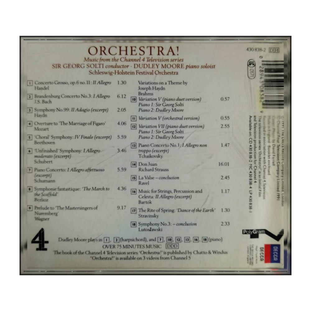 Dudley Moore & Sir Georg Solti: Orchestra