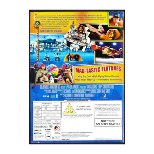 Madagascar 3 Europe'S Most Wanted