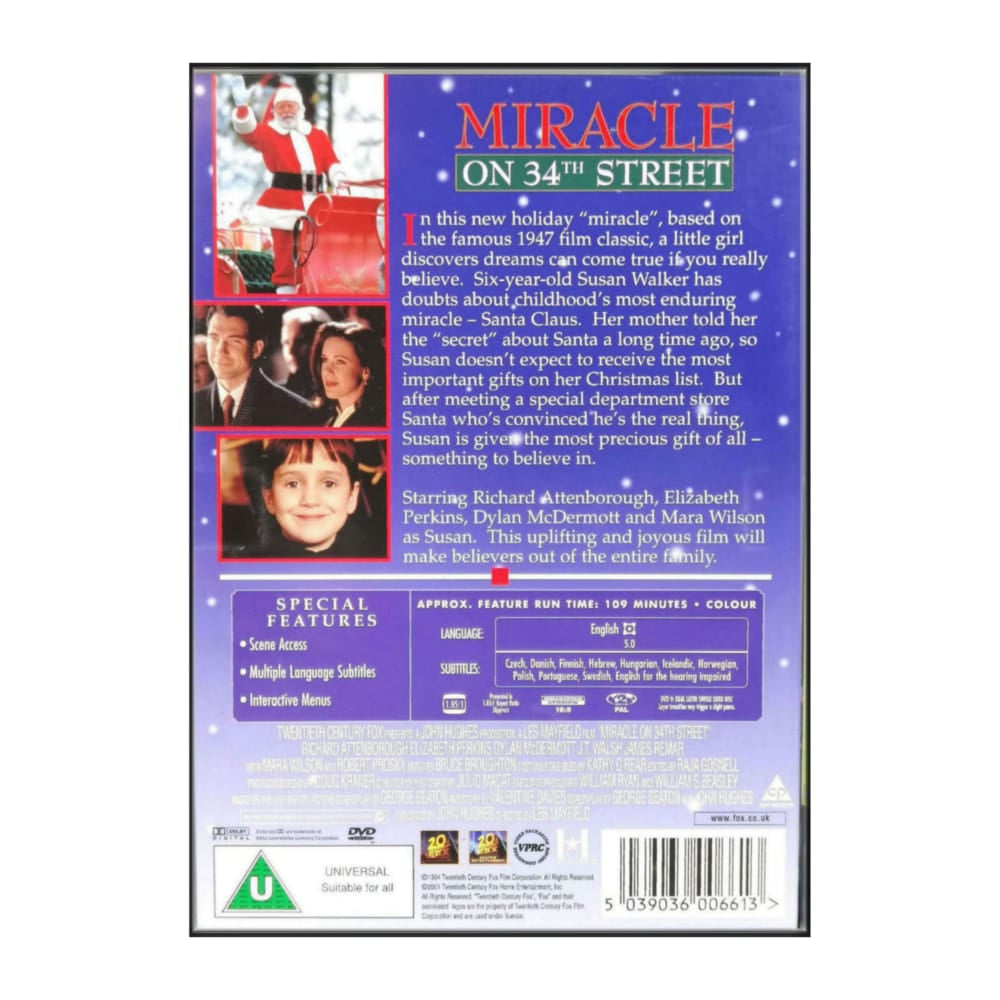 Miracle On 34Th Street