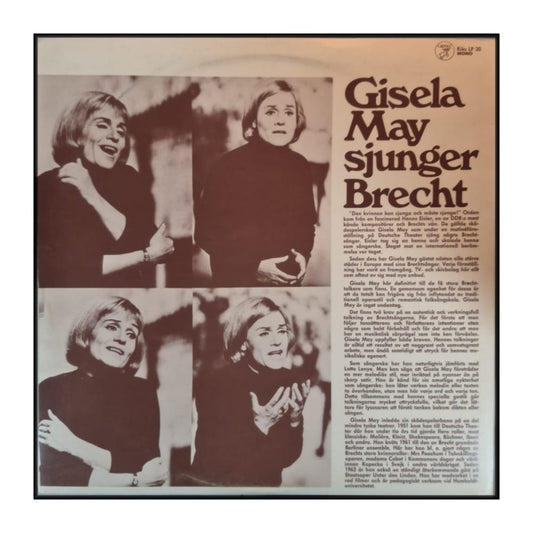 Gisela May: Sjunger Brecht