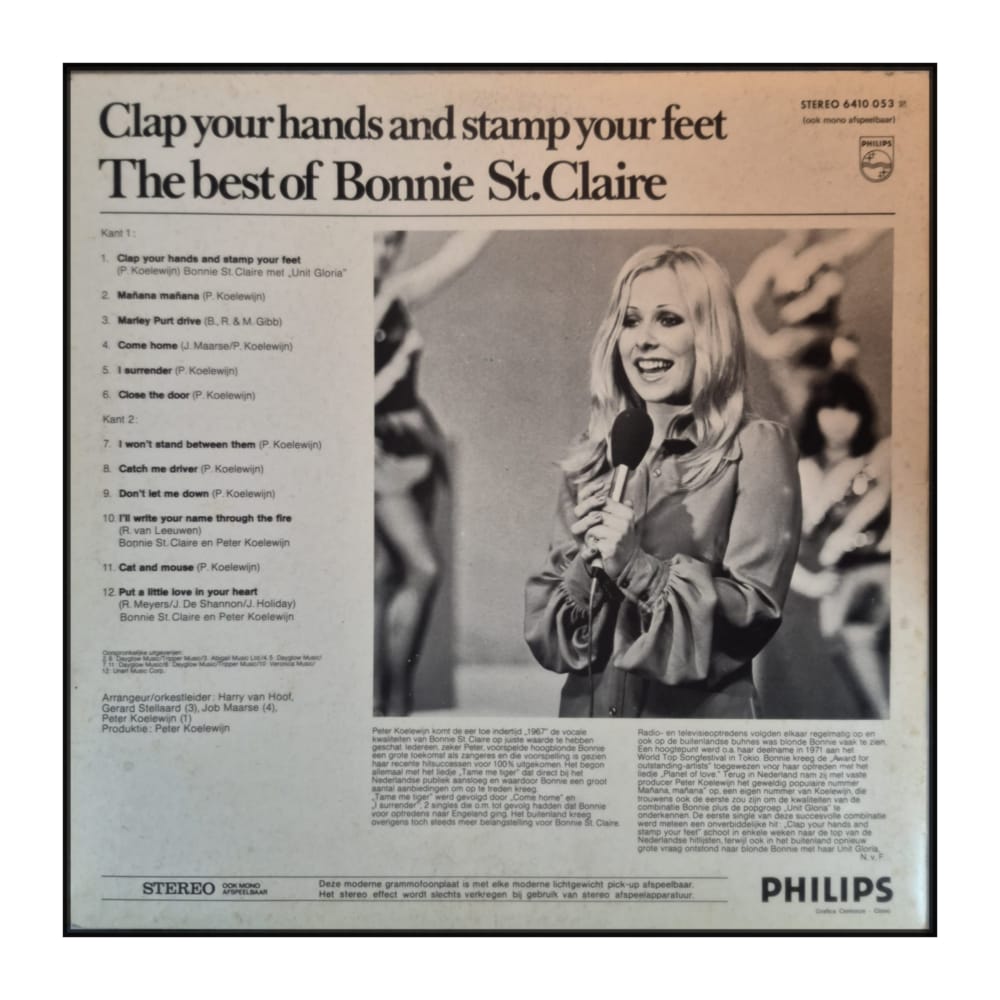 Bonnie St. Claire: The Best of - Clap Your Hands and Stamp Your Feet