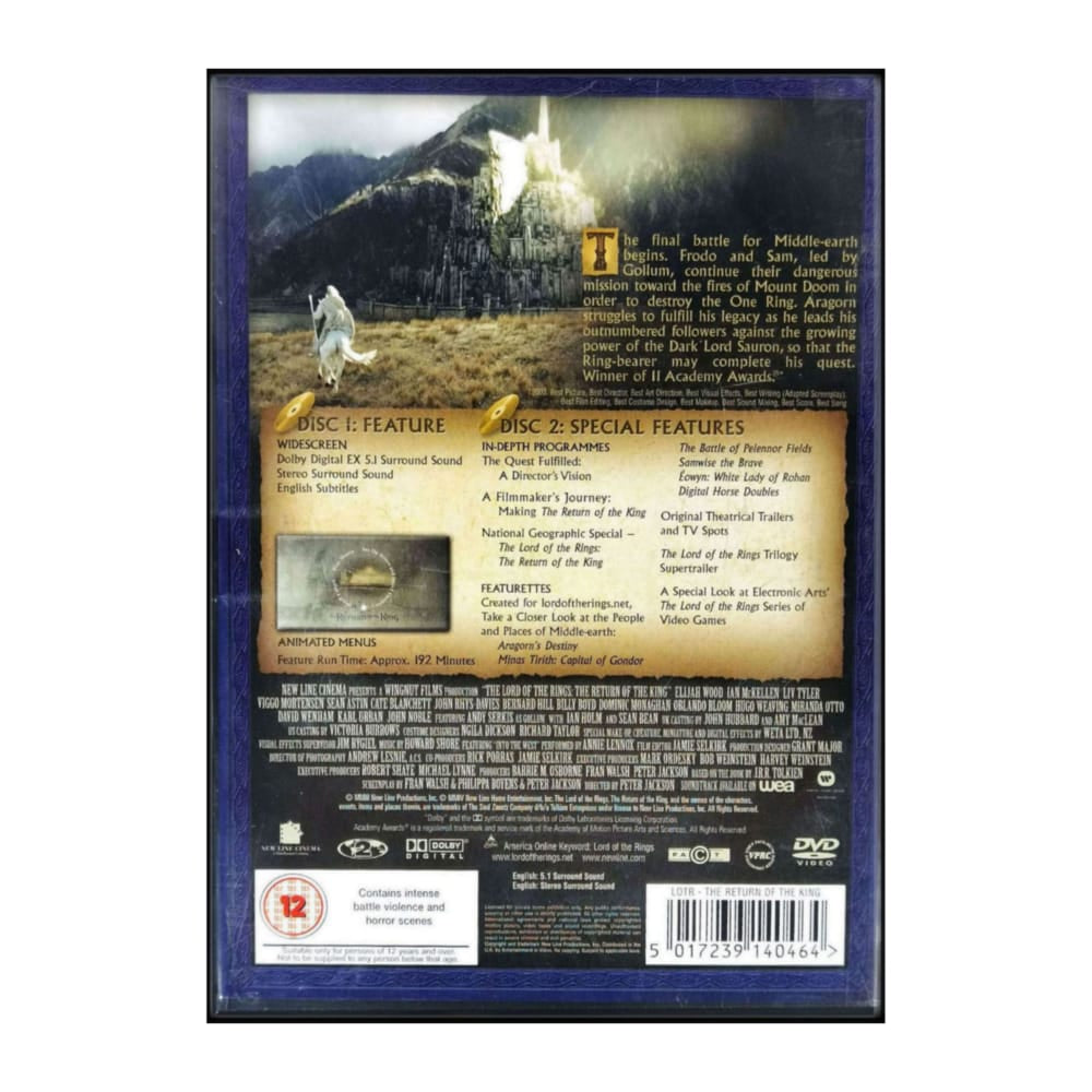 The Lord Of The Rings: The Return Of The King