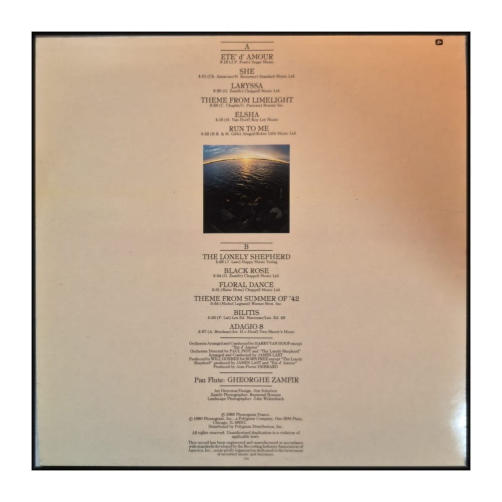 Gheorghe Zamfir: ETE D’ AMOUR