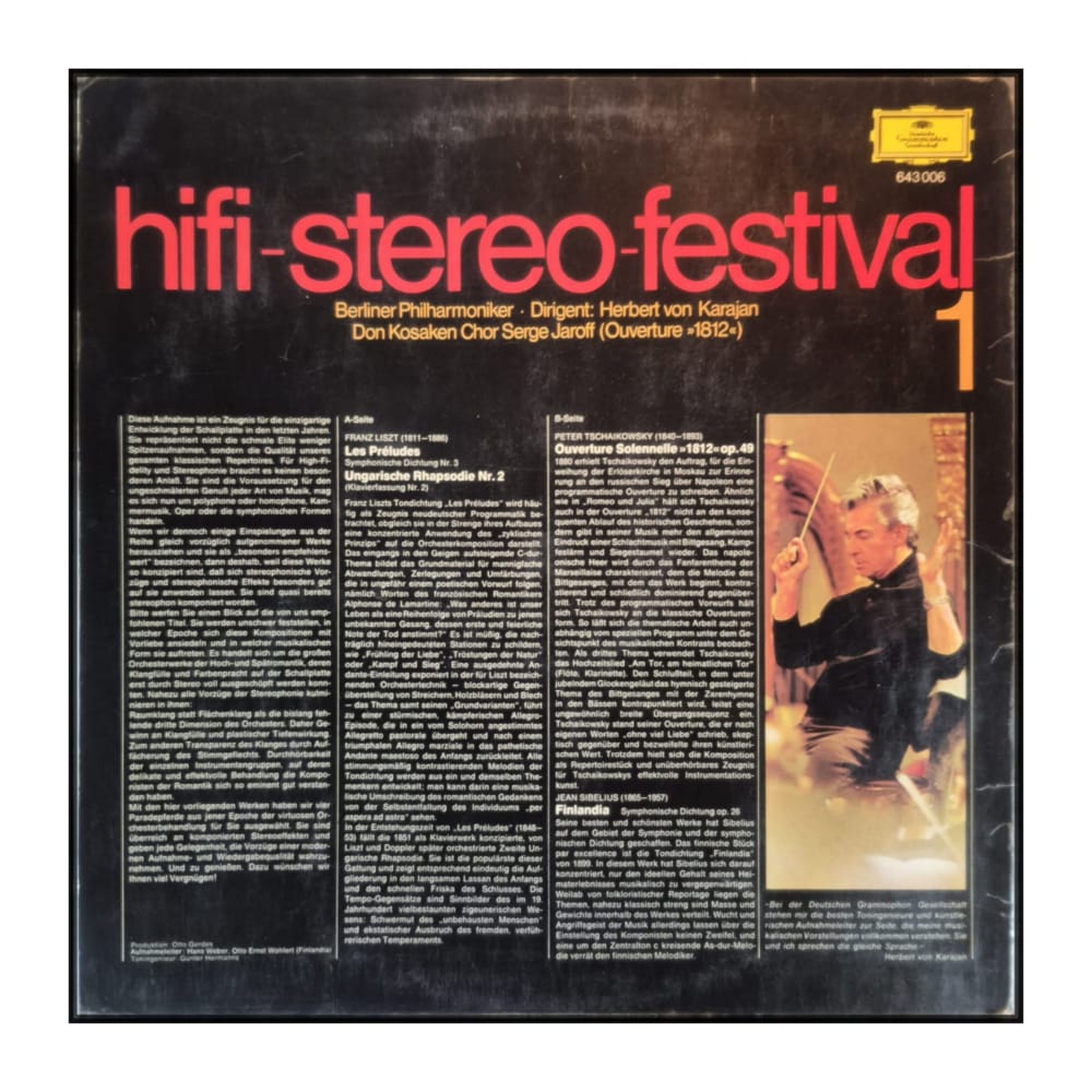 Berliner Philharmoniker & Herbert Von Karajan: Hifi-Stereo-Festival 1