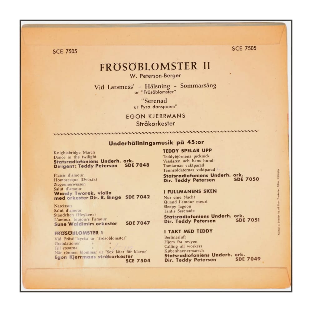 Egon Kjerrmans Orkester: Frösöblomster 2