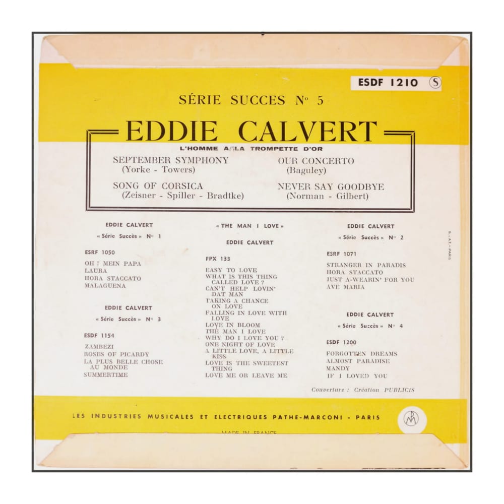 Eddie Calvert: Serie Succes No 5