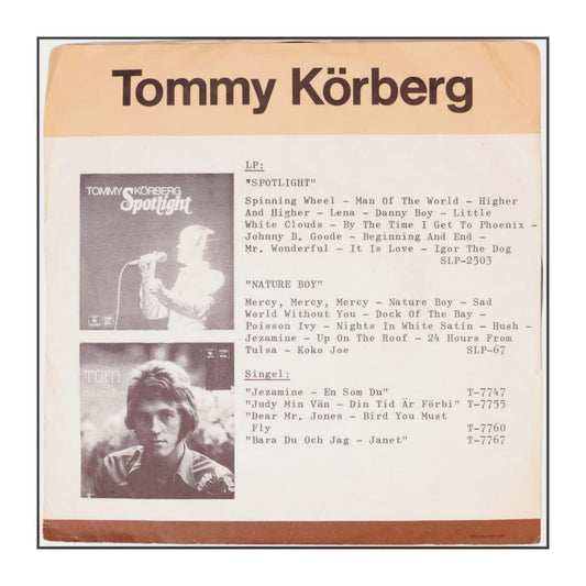 Tommy Körberg: Drömmen Om Elin