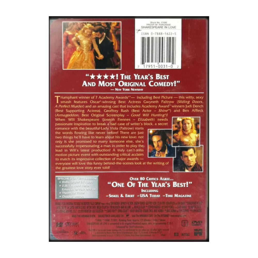 Shakespeare In Love