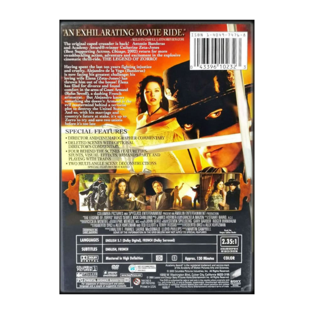 Zorro: The Legend Of Zorro