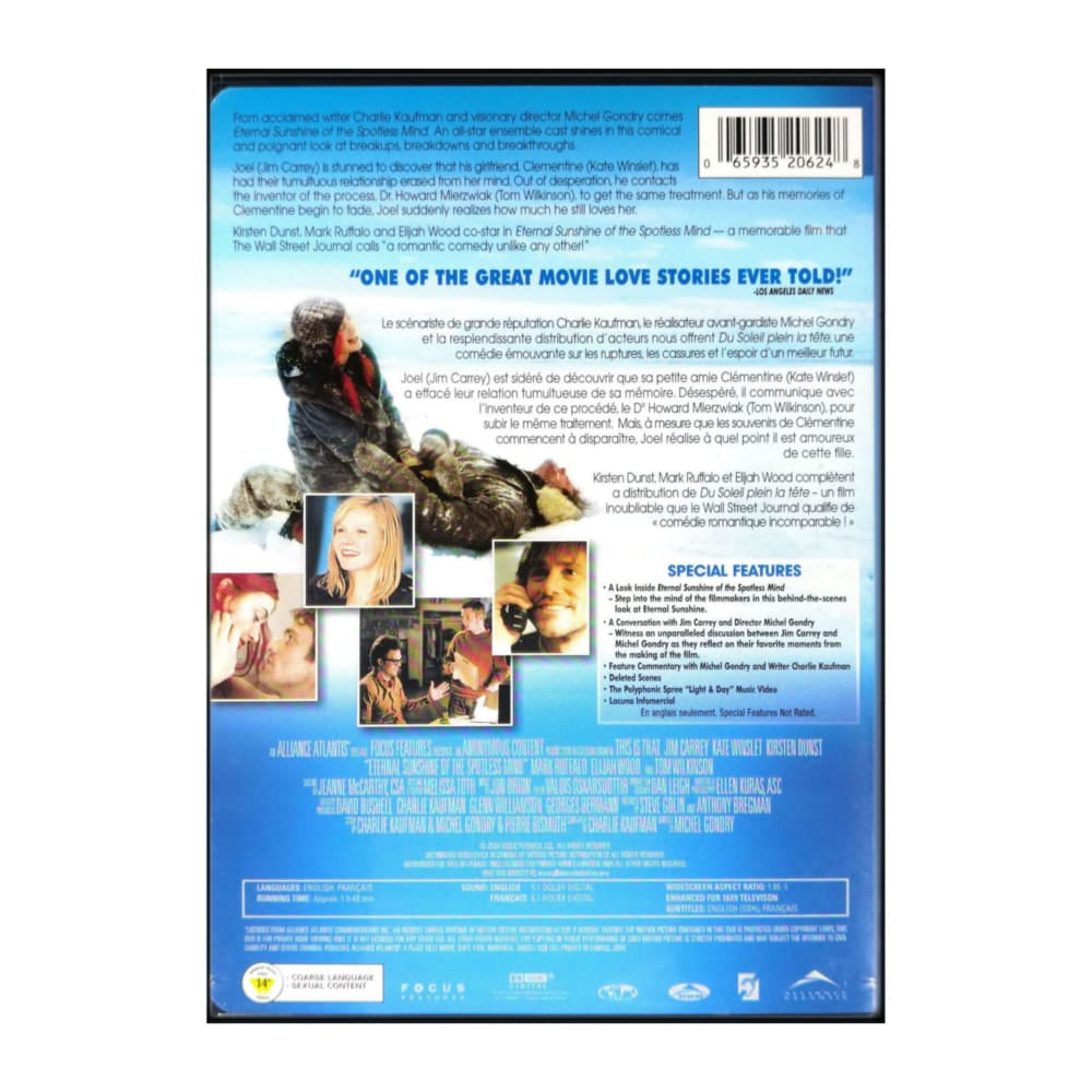 Eternal Sunshine Of The Spotless Mind | Du Soleil Plein La Tete