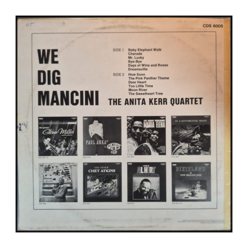 The Anita Kerr Quartet: We Dig Mancini