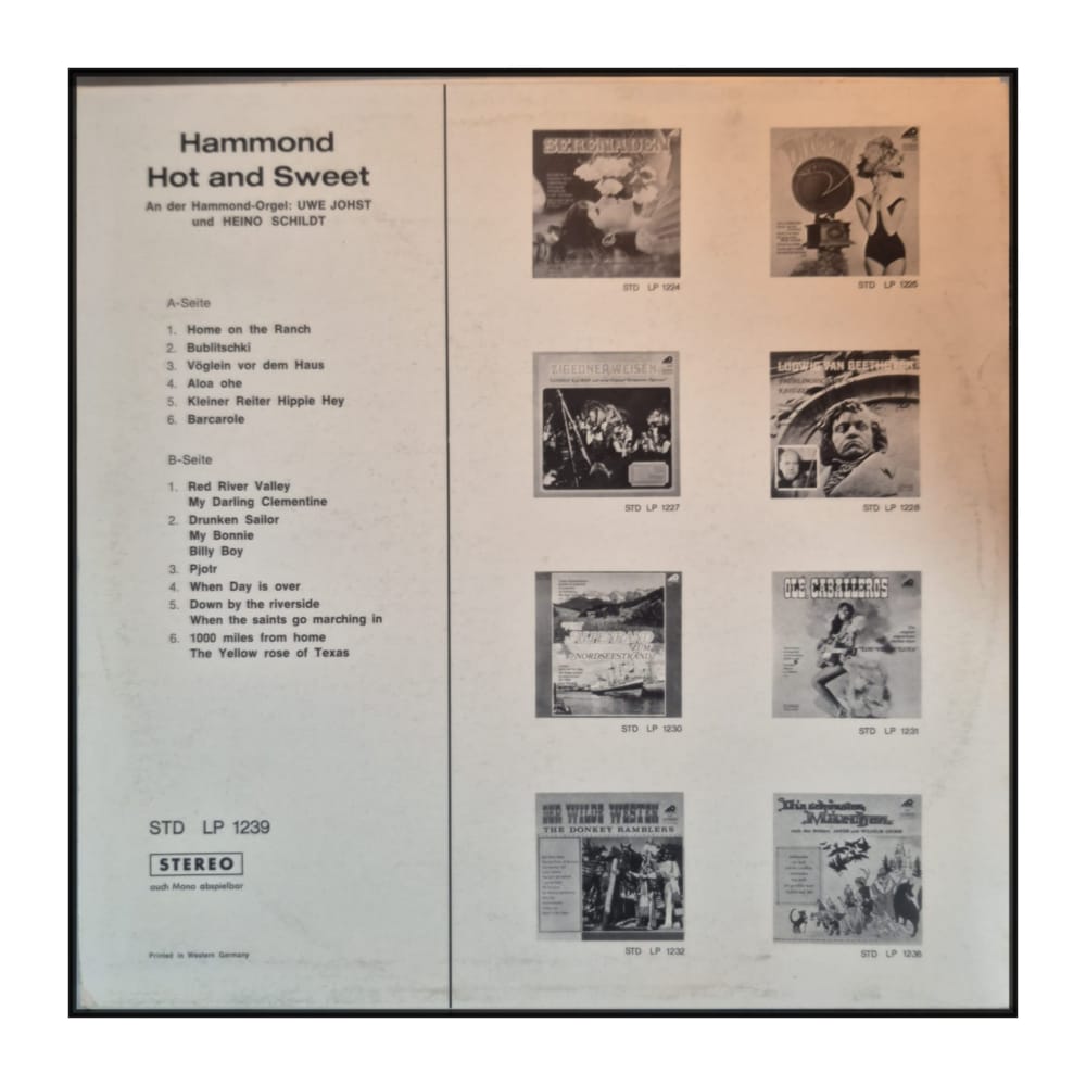 Uwe Johst Und Heino Schildt: Hammond Hot And Sweet