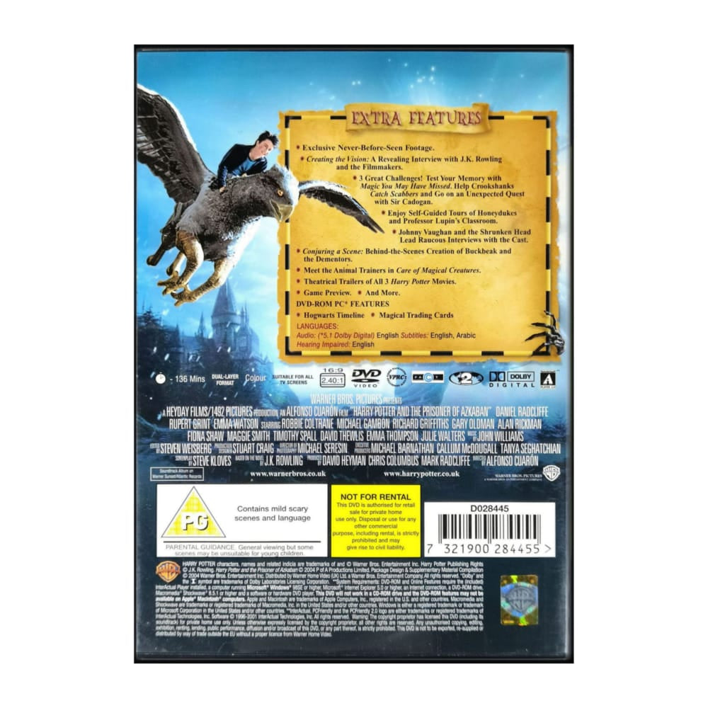 Harry Potter And The Prisoner Of Azkaban