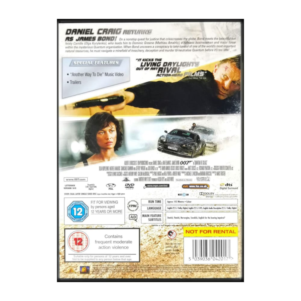 James Bond Quantum Of Solace