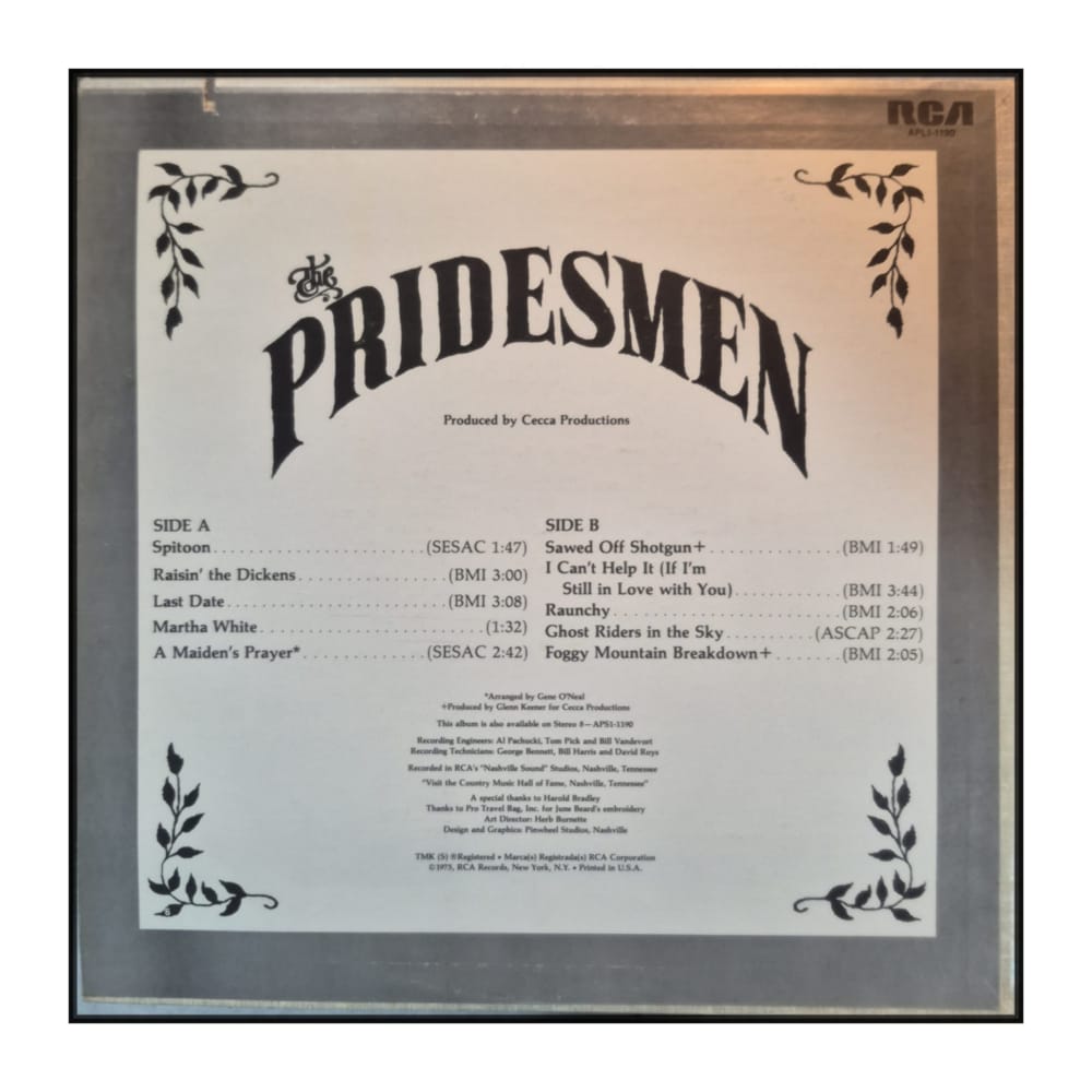 The Pridesmen: spitoon