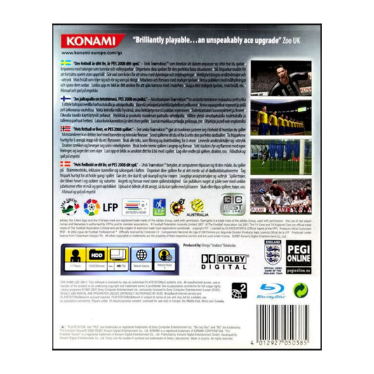 Pro Evolution Soccer 2008 | Pes 2008
