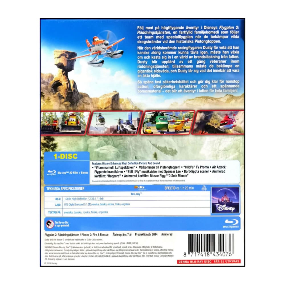 Planes 2 | Flygplan 2 Räddningstjänsten