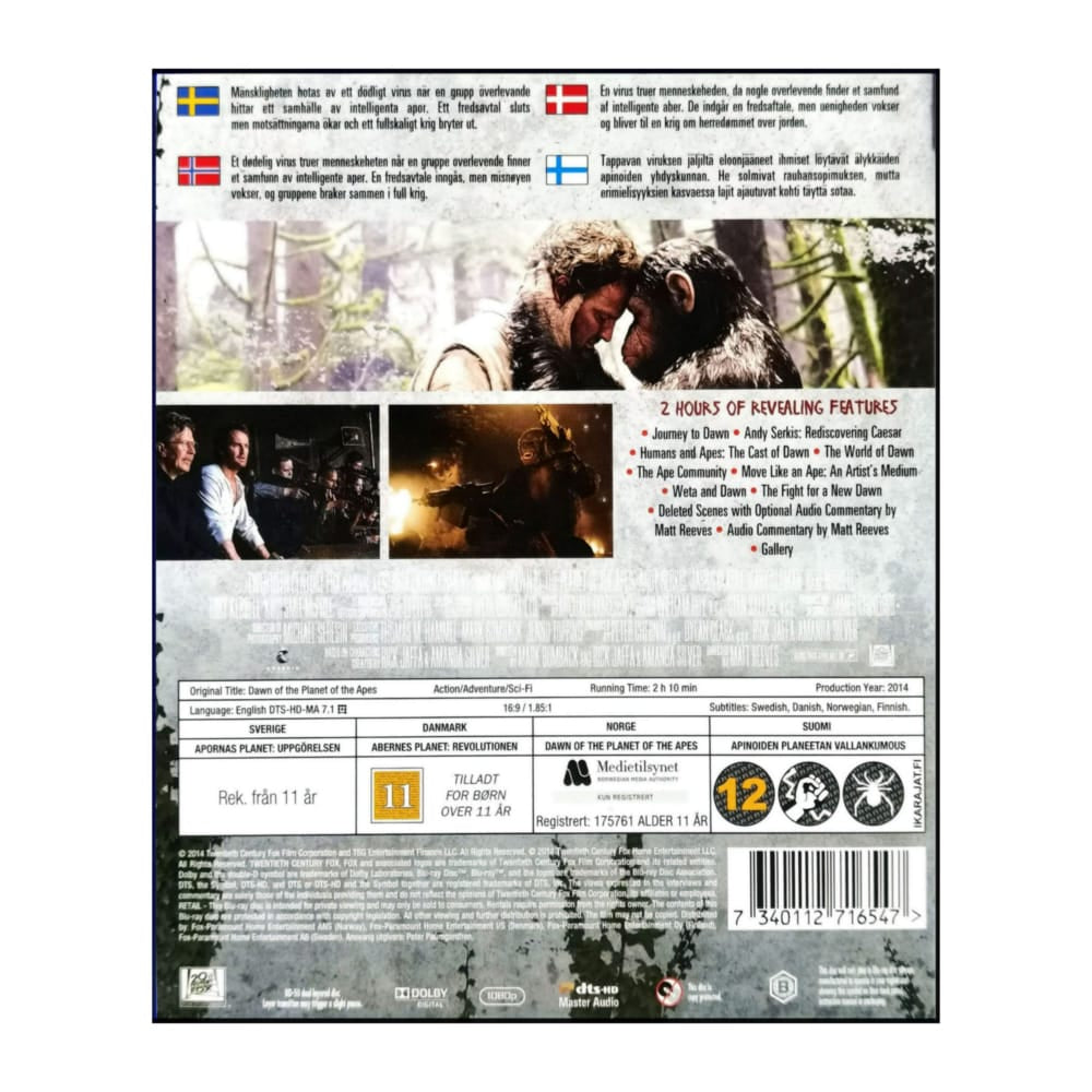 Planet Of The Apes: Dawn Of The Planet Of The Apes