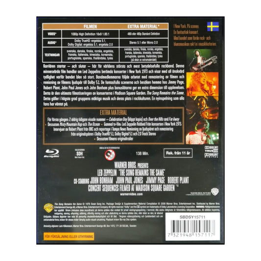 Led Zeppelin: The Songs Remains The Same